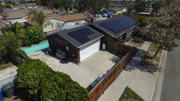 Low Profile, sleek Solar Install