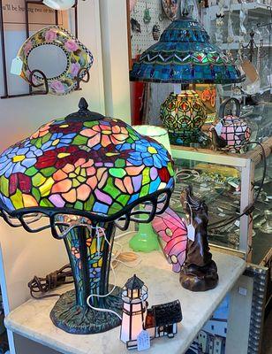 Stained glass lamps