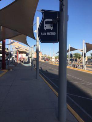 El Paso International Airport Bus Stop