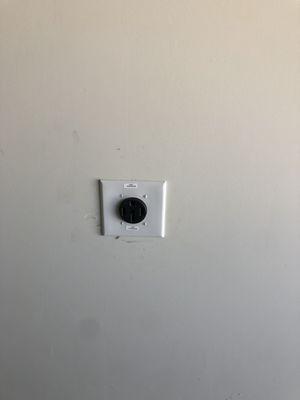 14-50R outlet installation.