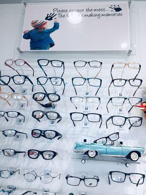 Our kids' glasses!