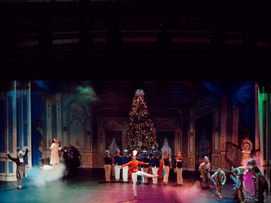 Nutcracker as seen from balcony