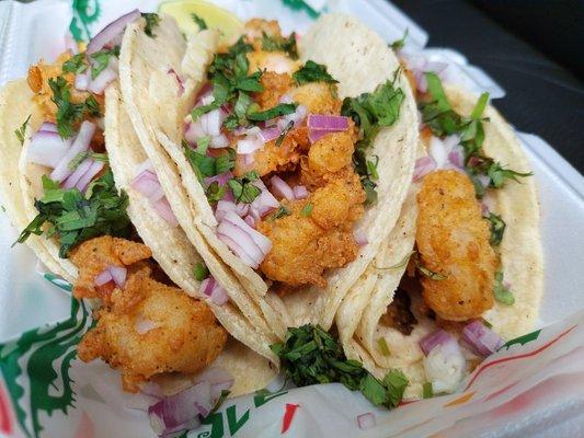 fried shrimp tacos