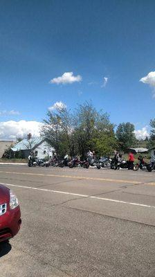 Men's Christian Riders stopping in for a great lunch