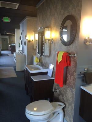 Kohler kitchen and bathroom showroom.