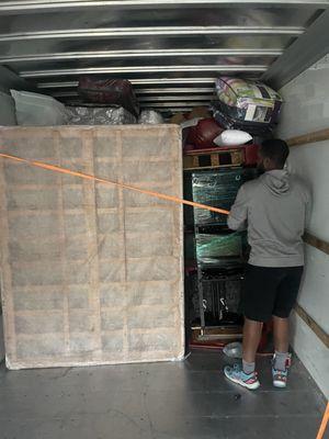 we know how to properly pack a truck. insuring all your belongings get to your new home safely