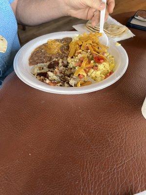 Migas plate