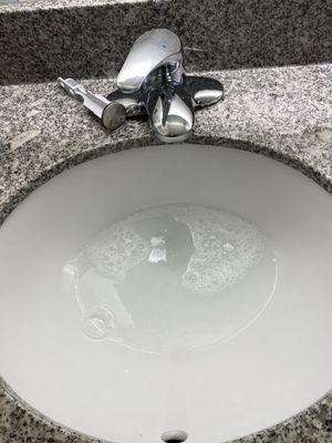 Clogged sink