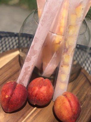 Peach Lemonade Liqsicles