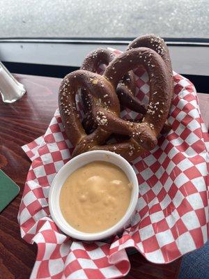 Pretzel with Beer Cheese