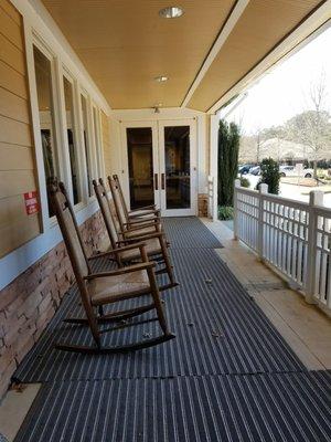 These rocking chairs are just perfect for a lazy summer afternoon read