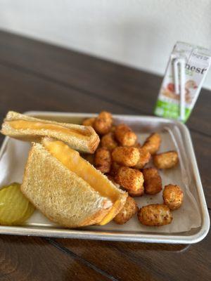 Kids menu- grilled cheese