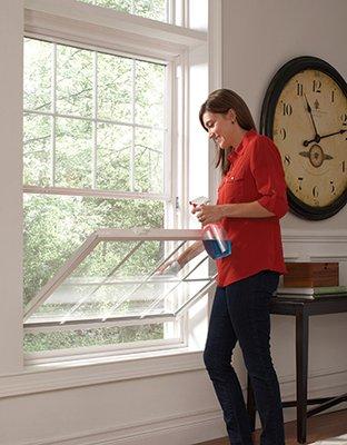 Easy cleaning and energy efficient replacement windows.