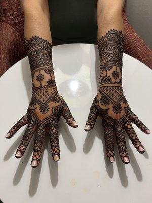 Bridal henna