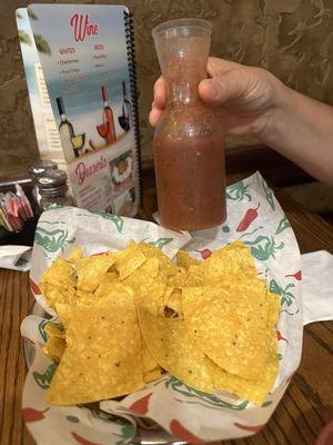 The chips and salsa were great!