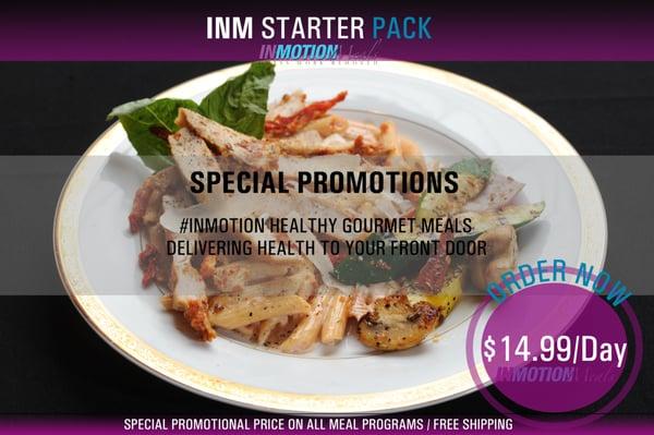 Get Started Today with our 10 pack meal sampler... Restaurant quality food with health in mind - great taste and convenience...