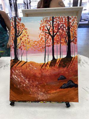 An Autumn painting they offer!