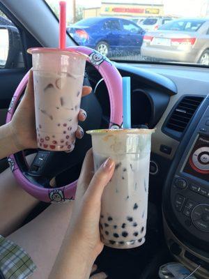 Milk tea with boba