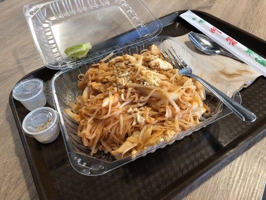 Pad Thai. Don't recommend it.