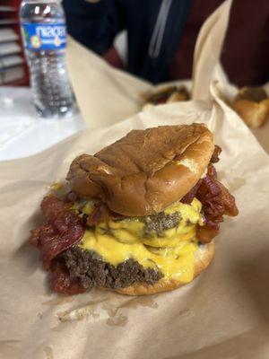 Double bacon cheeseburger