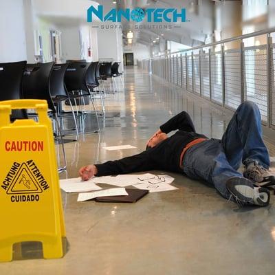 ANTI-SLIP is an invisible and long-lasting protective coating that creates a grip on the treated surfaces increasing stability.