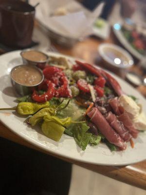 Avellino's Salad with House Vinaigrette. Sooooo good! And one of the largest salads I've ever had.