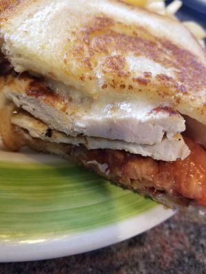 Grilled chicken melt