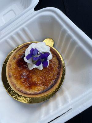 crème brûlée tart