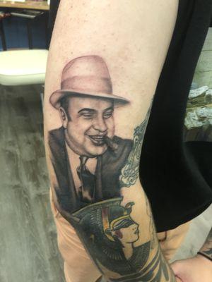 Portrait tattoo by Dakota