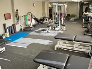 Our gym and treatment area.