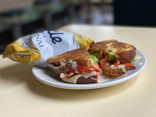 Lobster Avocado Grilled Cheese