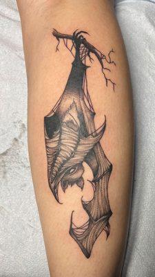 Bat Tattoo by Erika