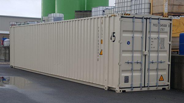 New 45' shipping container