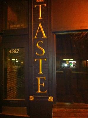 Entrance to Taste