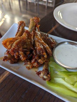 Maple chili duck wings, yummmmm!