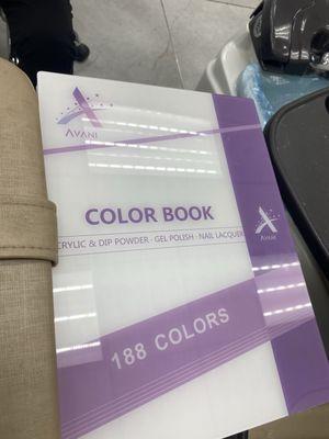 Cute aesthetic color book