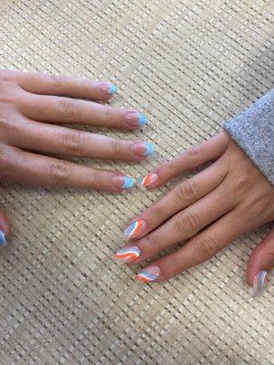 Vs. my friends nails