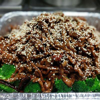 Sesame pork