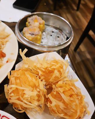 Shrimp balls and classic shumai