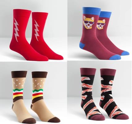 We are constantly updating our array of novelty socks for both men and women.