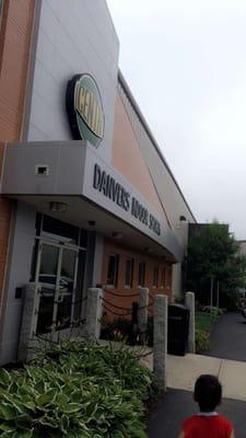 Look for Danvers Indoor Sports building from the main st. No sign for Gymja