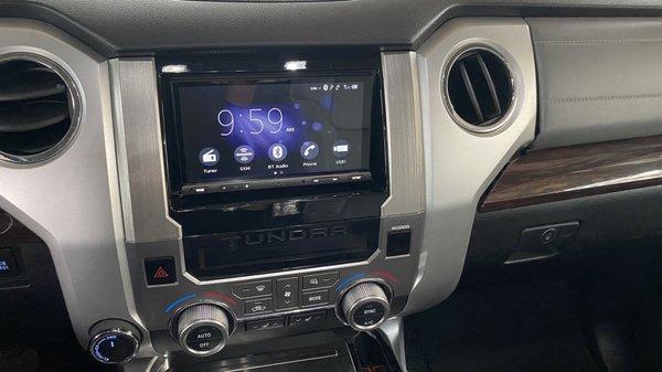 Here's the Apple CarPlay stereo that was installed.  It looks like it came from the factory.