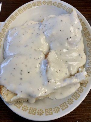 Homemade Biscuits and Gravy so yummy