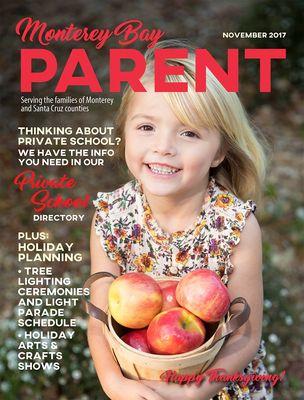 Cover Photographer for Monterey Bay Parent Magazine.