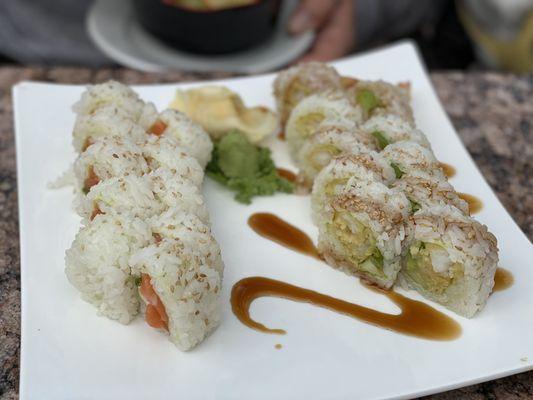 JB Roll and Shrimp Tempura Roll