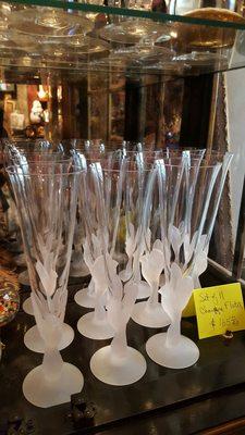 Beautiful champagne flutes