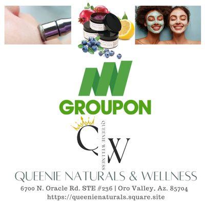 Check out our GROUPON deals!  We have 3 POPULAR treatments, and they can be purchased 3x each....
Treat yourself!