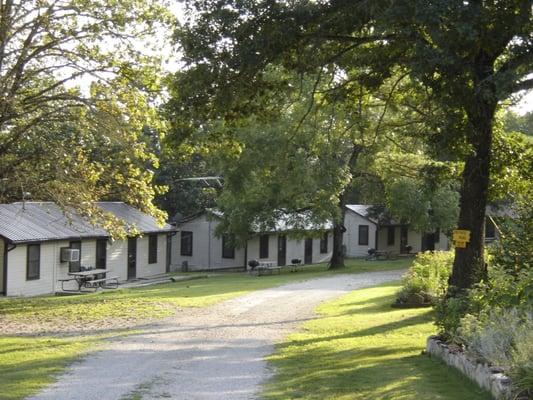 Very quiet resort on the end of a peninsula on a private road.