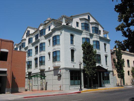 Historical renovation on Hotel Diamond in downtown Chico, CA