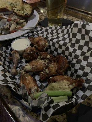 Garlic wings